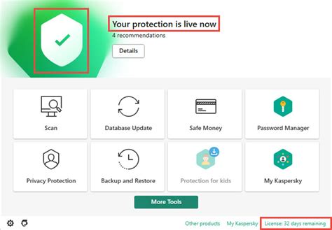 activer kaspersky avec code d'activation|Où entrer le code d'activation dans une application de Kaspersky.